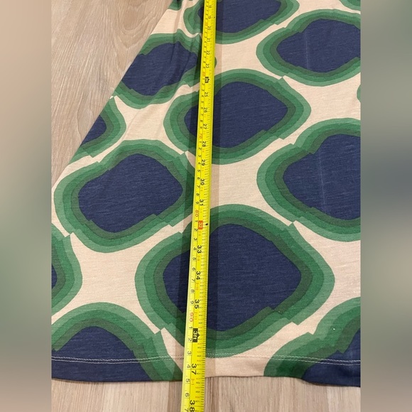 Cute Vintage DeepV Retro Print Dress - Picture 8 of 9